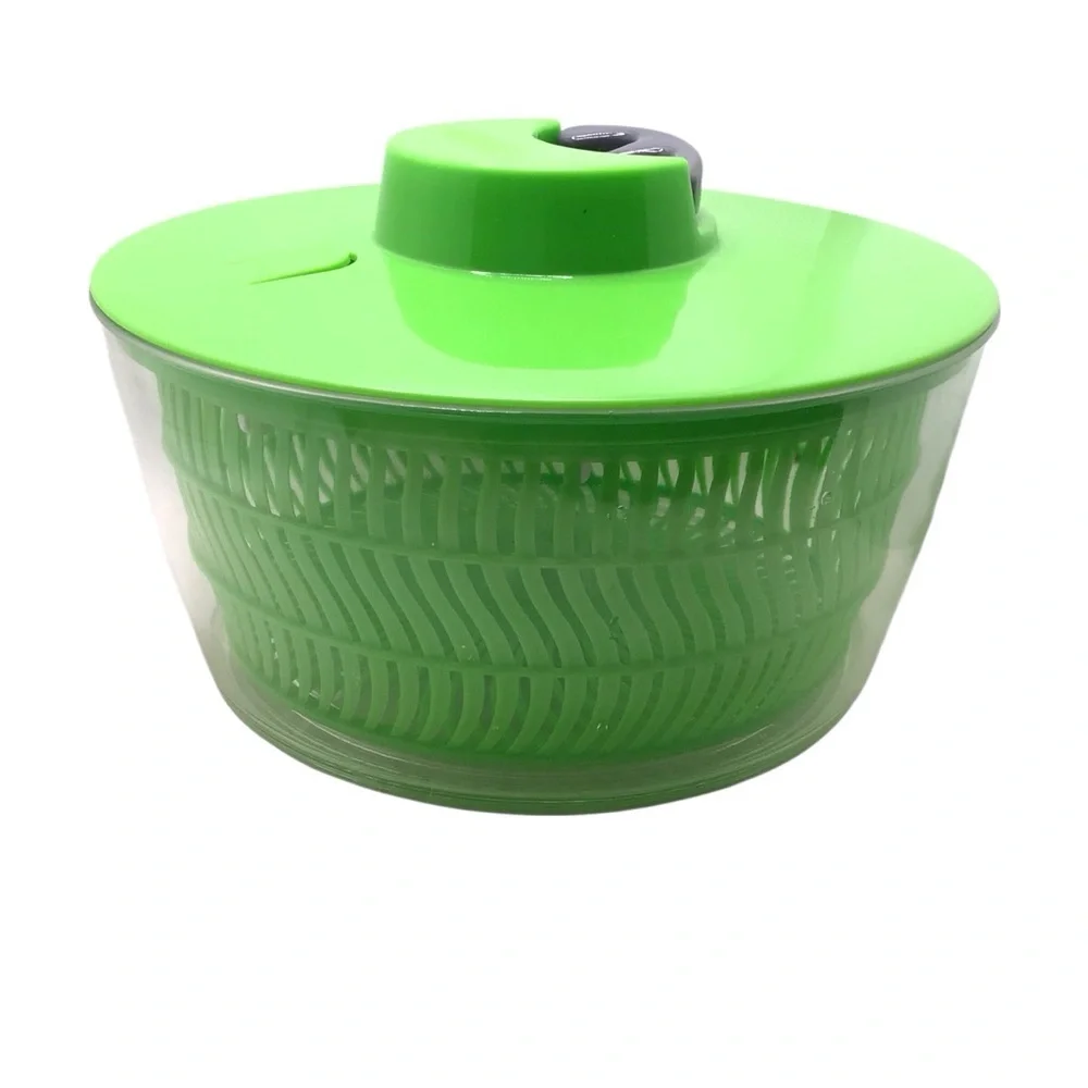 Prep Solutions Salad Spinner 4 Quart Green Pull Cord With Brake